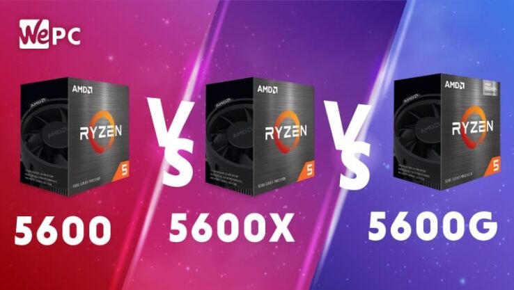 AMD Ryzen 5 5600 vs 5600X vs 5600G