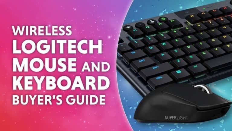 Logitech wireless mouse and keyboard